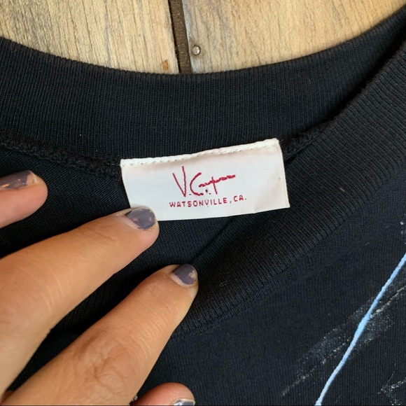 VC Torias Vintage 90's Art to Wear Hand Painted Dress floral - Picture 3 of 10